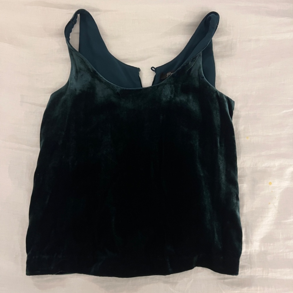 J Crew Velvet Tank
